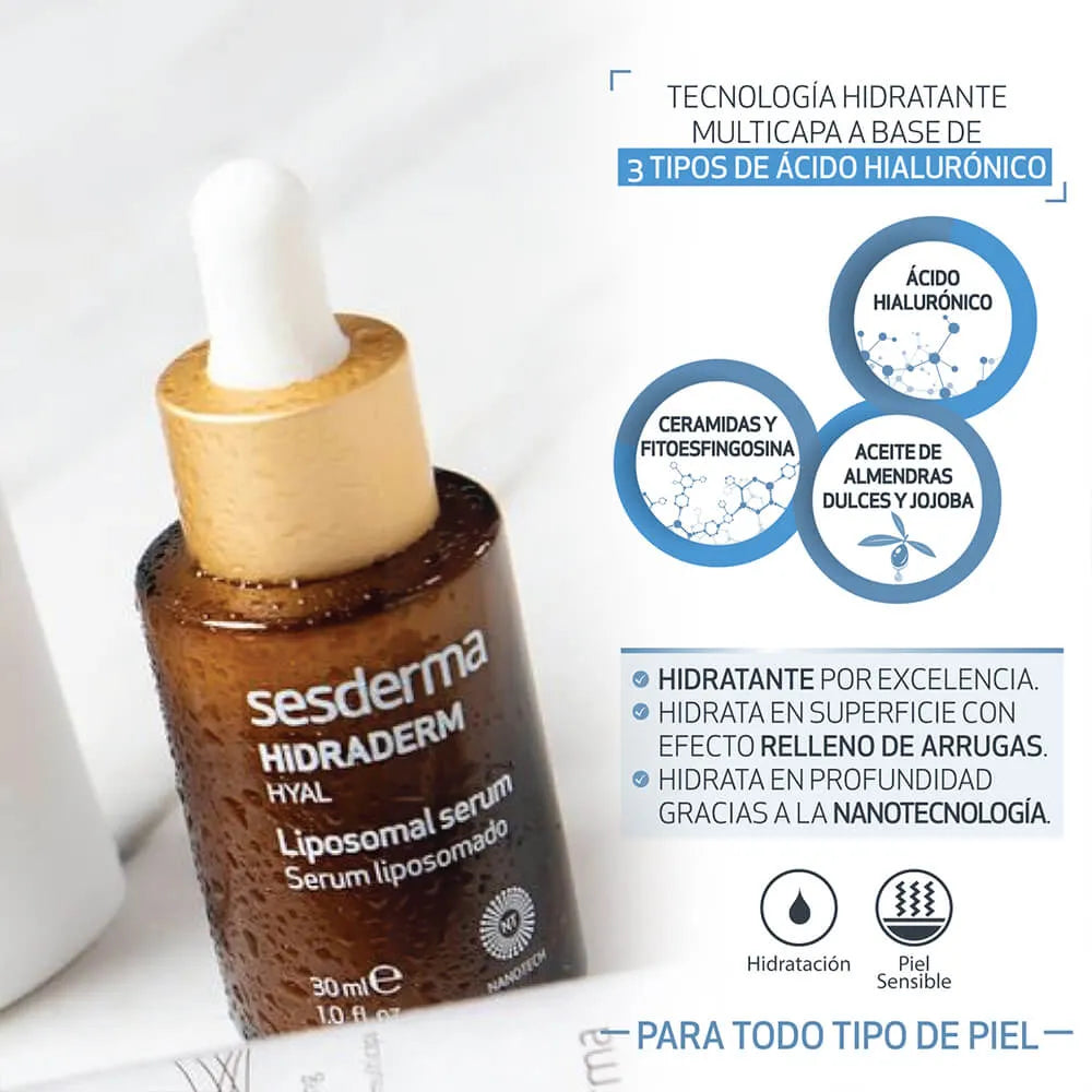 Hidraderm Hyal Serum Liposomado