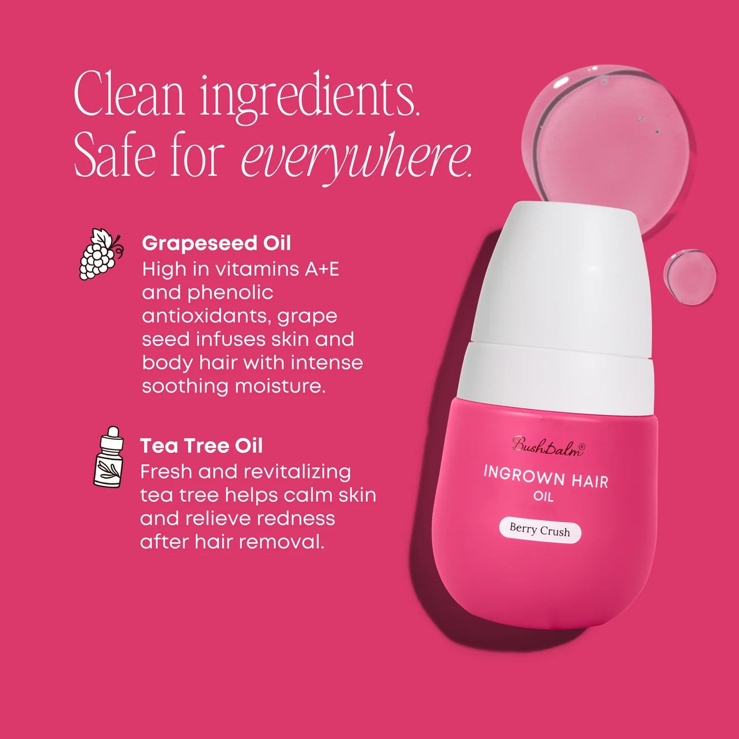 Ingrow Hair Oil Berry