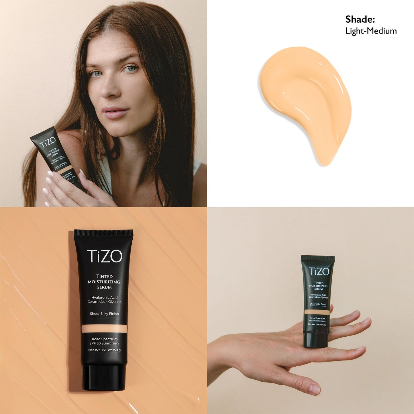 Tizo. Tinted Moisturizing Serum light-medium